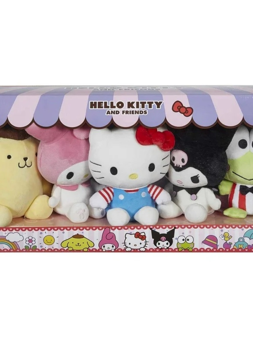 Hello Kitty and Friends plush set of 5 Mattel Sanrio New in box